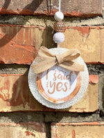 Load image into Gallery viewer, I said yes Car Freshie