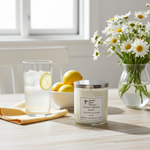 Load image into Gallery viewer, Lemon Verbena scented 2-wick candle with bright notes of lemon zest, lemongrass, and herbal verbena - Southern Charm Farmhouse