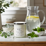 Load image into Gallery viewer, Eucalyptus Spearmint 2-wick candle featuring refreshing mint and cooling eucalyptus oil notes - Southern Charm Farmhouse