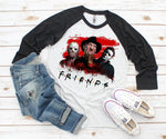 Load image into Gallery viewer, Freddy Kruger & Friends 3/4 Halloween Shirt