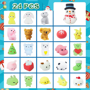 Christmas Advent Calendar 2025   24 Days Countdown Squishies