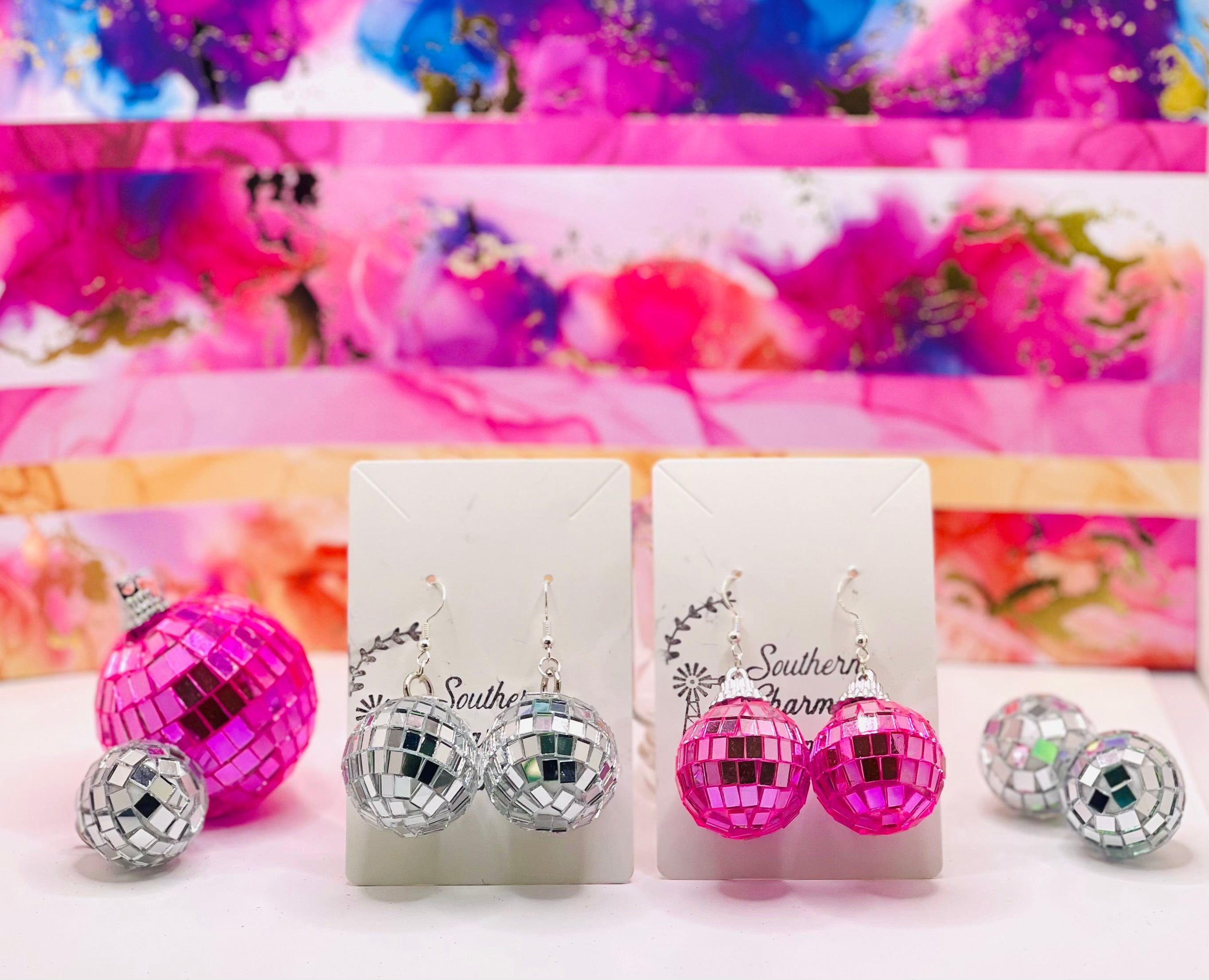 Disco Ball Earrings