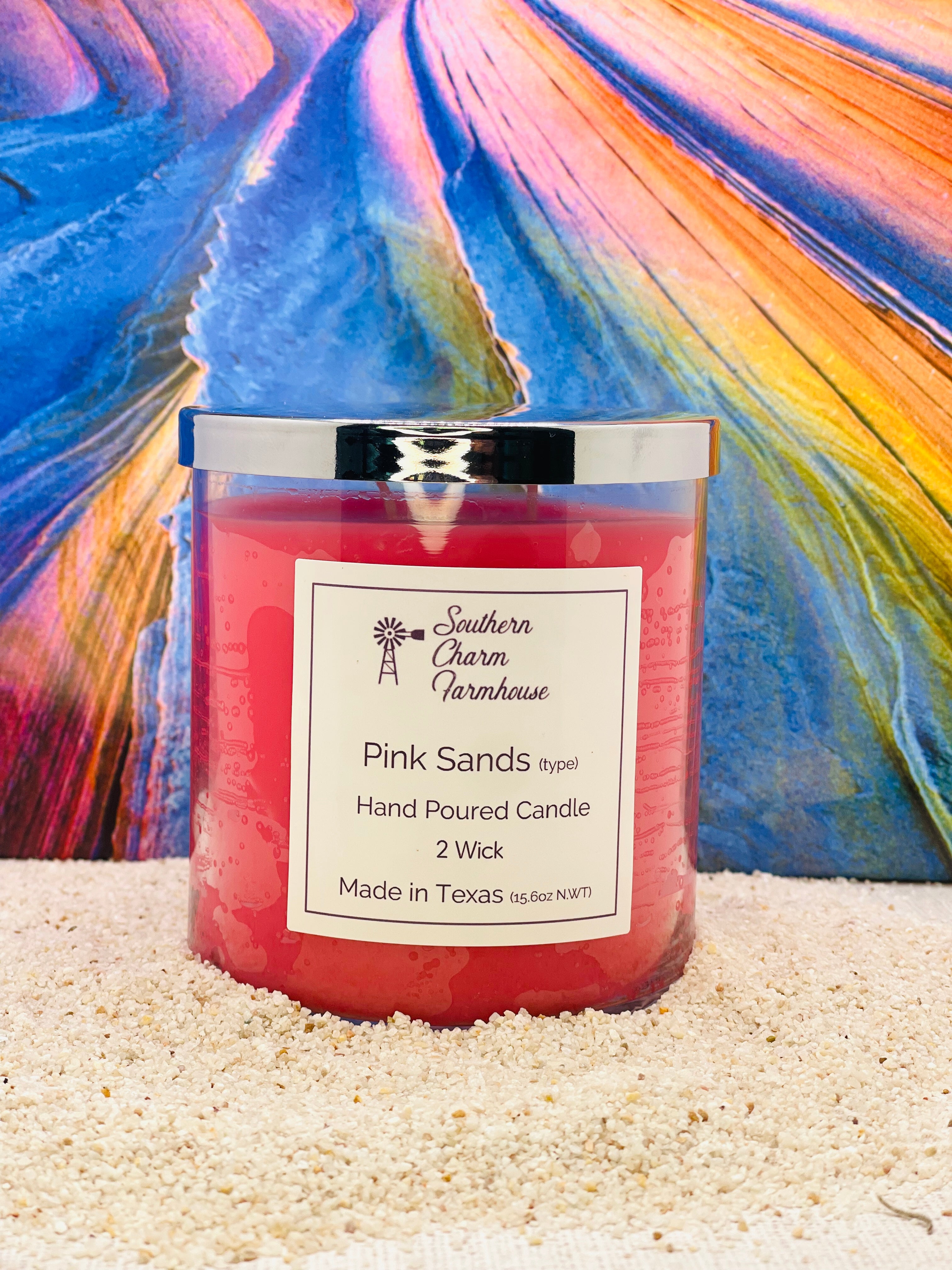 Pink Sands Candle, 2 Wick