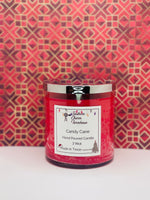 Load image into Gallery viewer, Candy Cane Candle, 2 Wick
