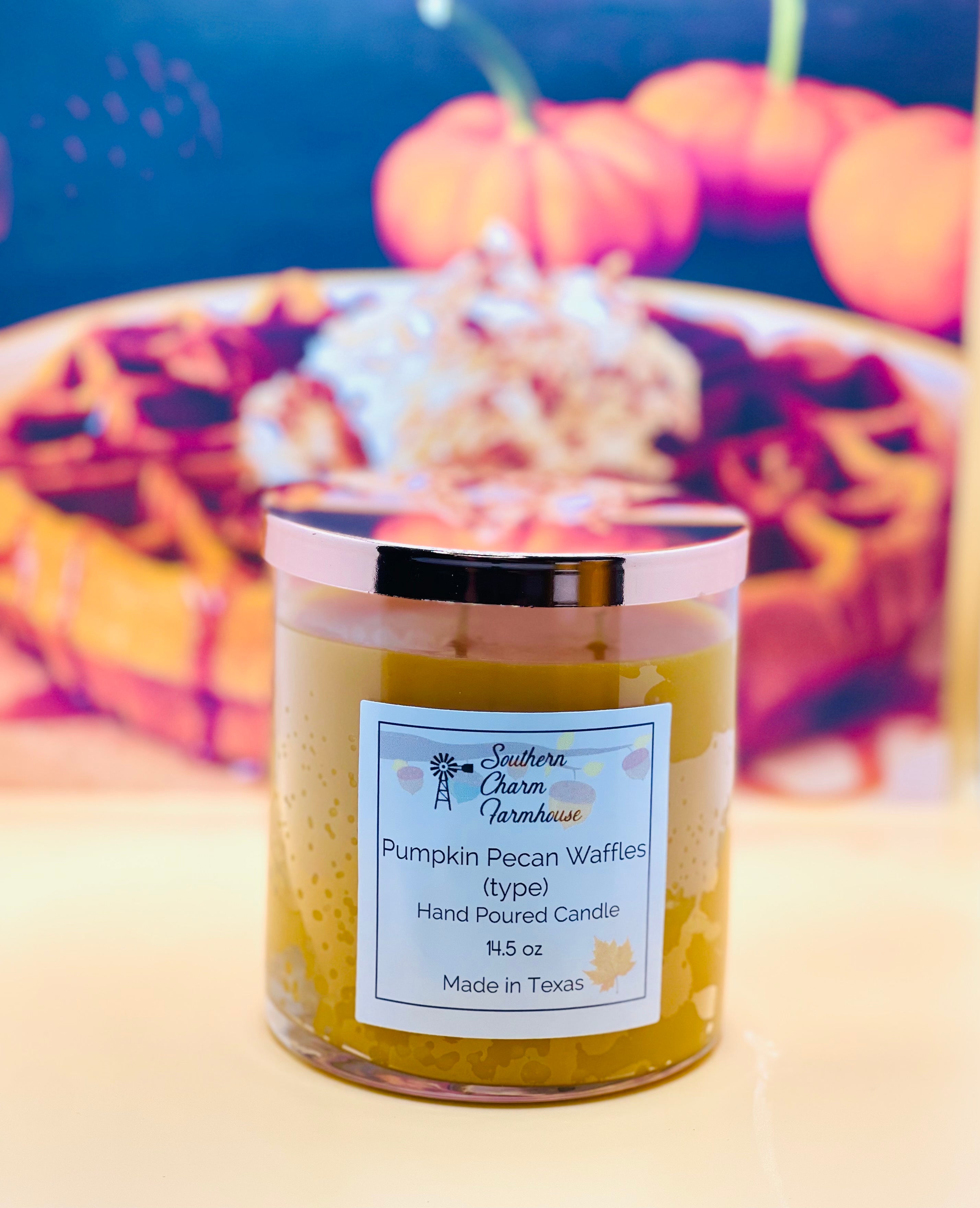 Pumpkin Pecan Waffles (type), 2-Wick