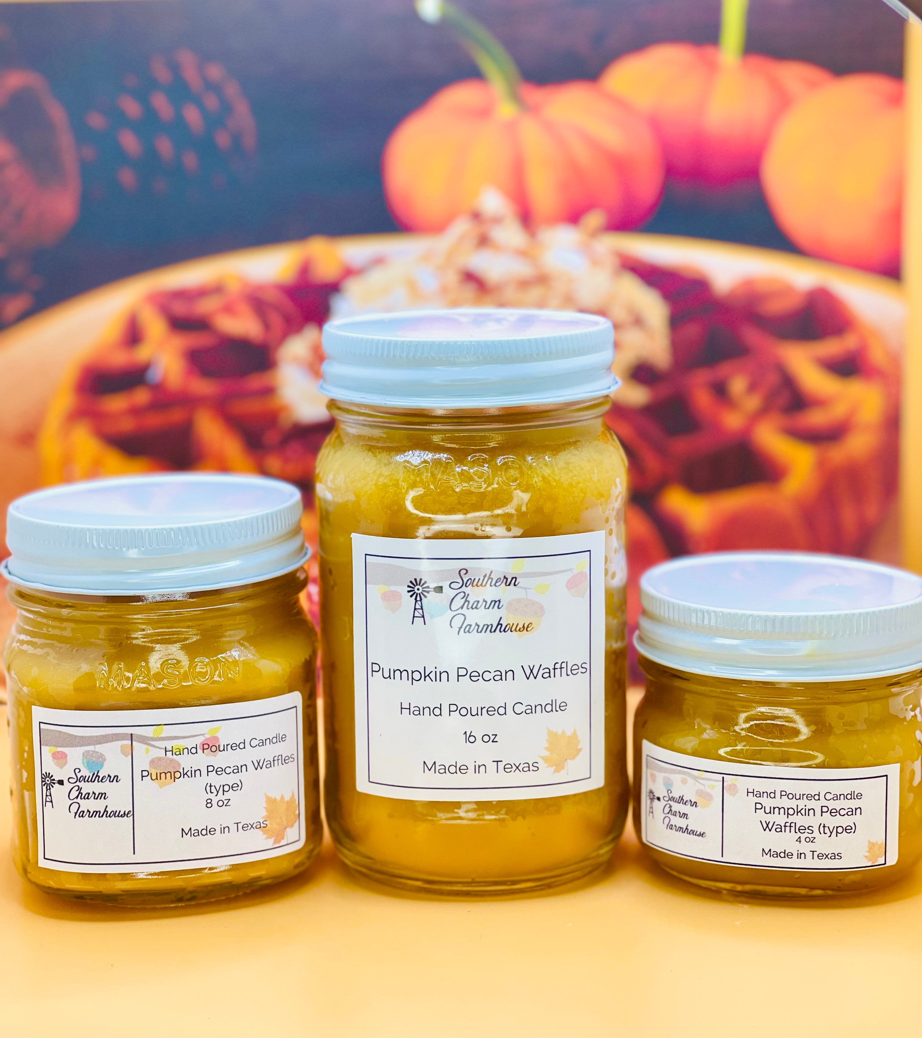 Pumpkin Pecan Waffles (type) Candle