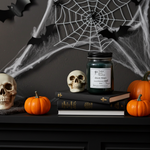 Load image into Gallery viewer, Black Magic Halloween Candle

