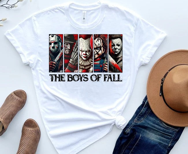 The boys of Fall Halloween Shirt