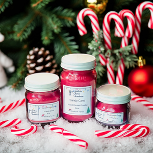 Candy Cane Candle