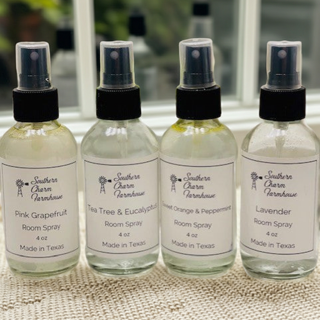 Collection of Room Sprays, 4 oz each