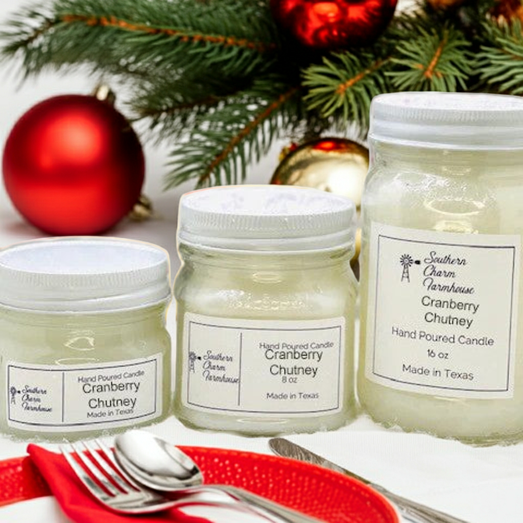 Cranberry Chutney (type) Candle