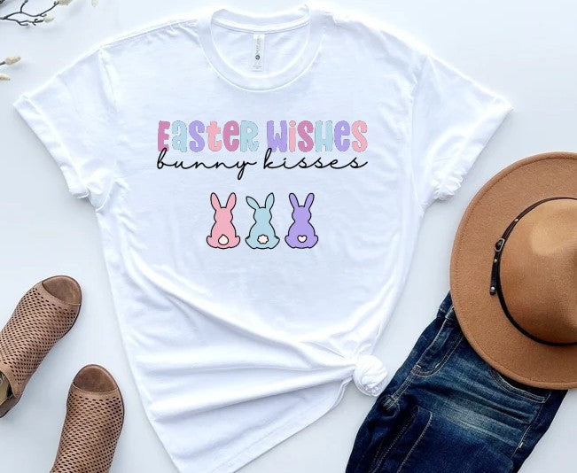 Easter Wishes Bunny Kisses Shirt