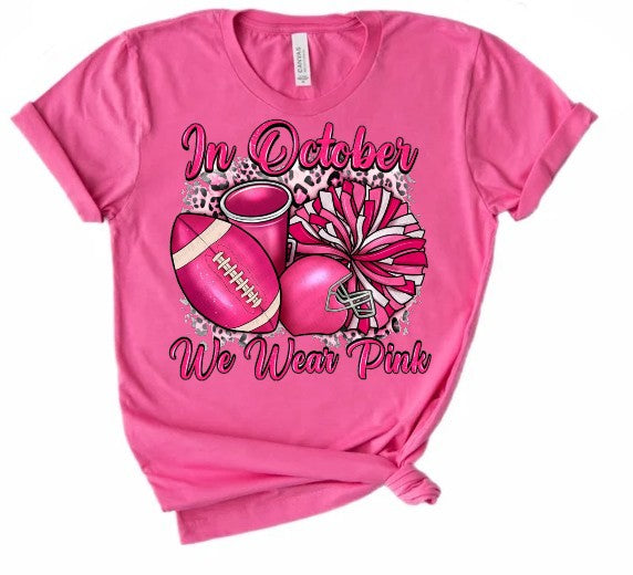 Football Cheer October Shirt