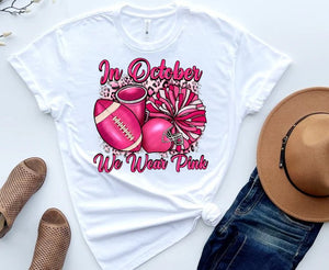 Football Cheer October Shirt