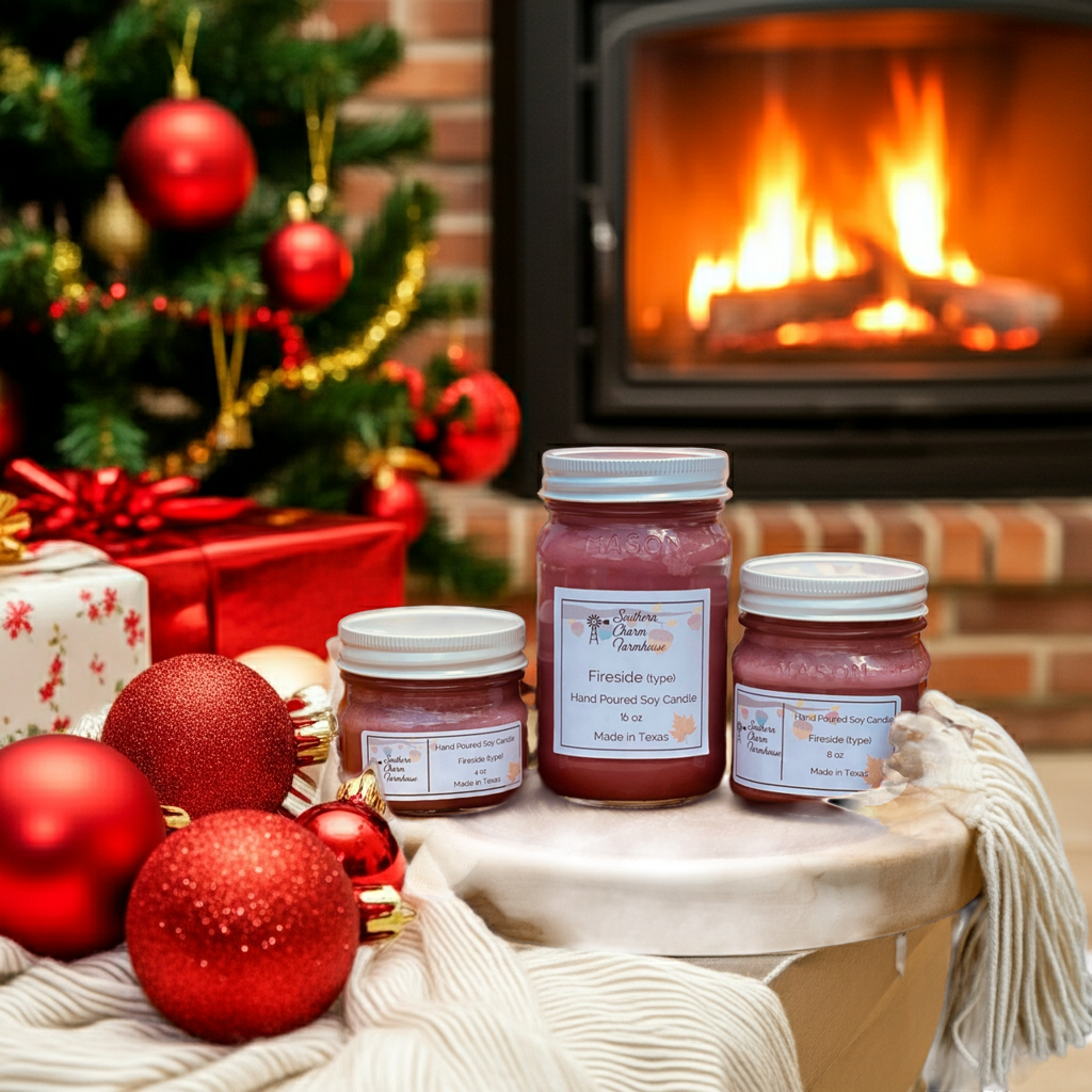 Fireside (type) Candle