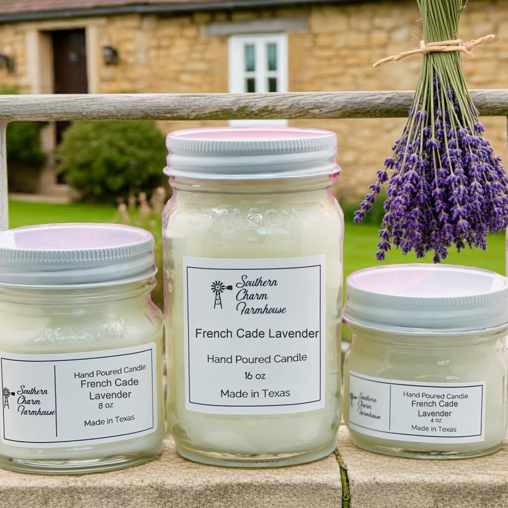 French Cade & Lavender Candle