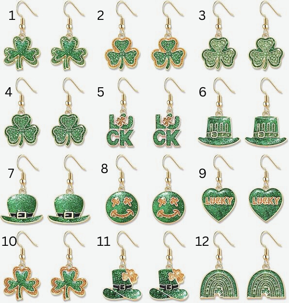 St Patrick Day Earrings