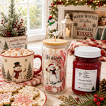 Load image into Gallery viewer, Christmas Movie Night Gift Set- Let it Snow cup
