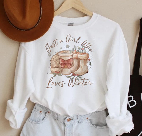 Just a Girl who loves winter Shirt