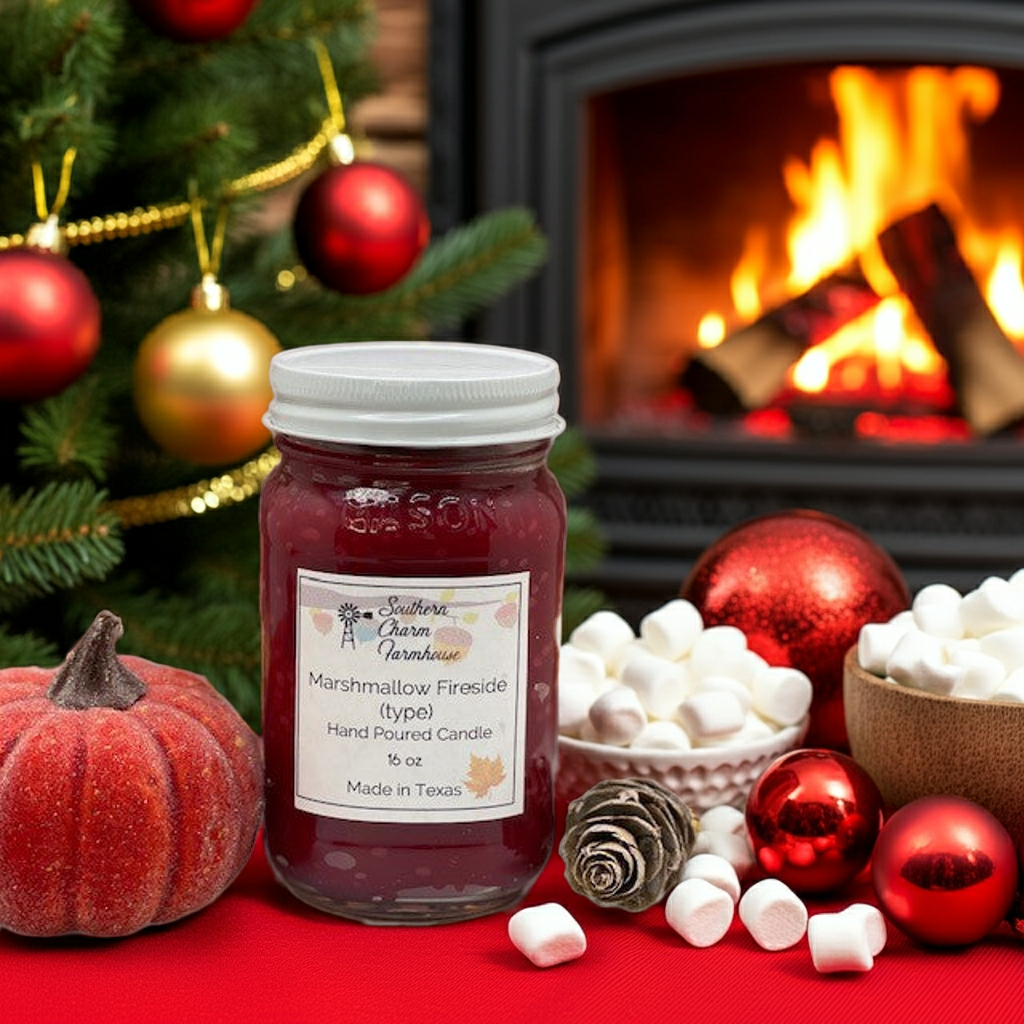 Marshmallow Fireside (type) Candle