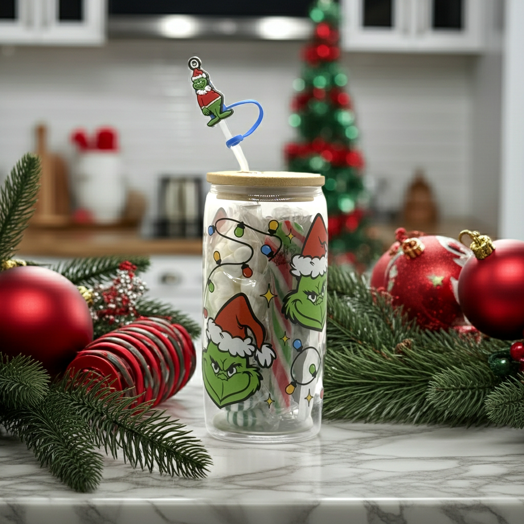 Grinch w/ lights Hot Cocoa Cup
