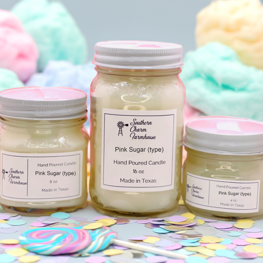 Pink Sugar Candle