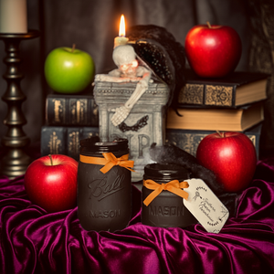 Poison Apple Halloween Candle