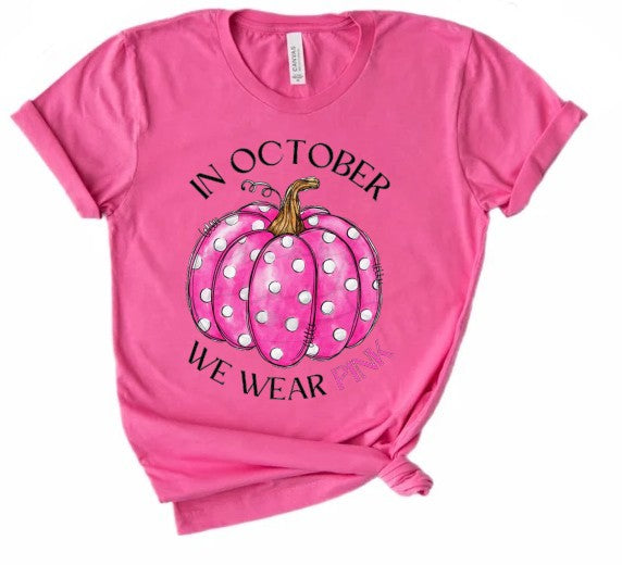 Pink Pumpkin Shirt