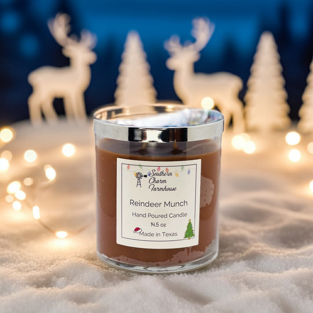 Reindeer Munch Candle, 2 Wick