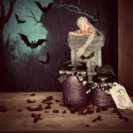 Load image into Gallery viewer, Stormy Nights Halloween Candle
