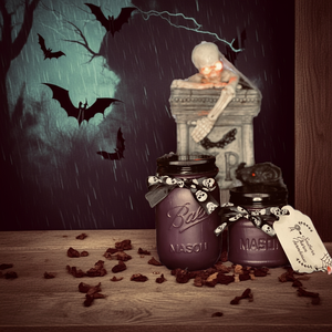 Stormy Nights Halloween Candle