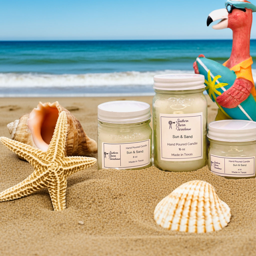 Sun & Sand Candle