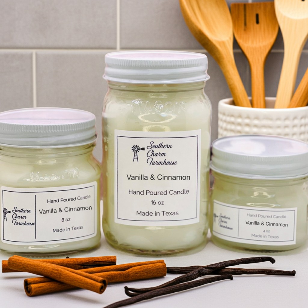 Vanilla & Cinnamon Candle