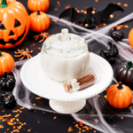 Load image into Gallery viewer, White Halloween Pumpkin Candle, 2 Wick
