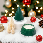 Load image into Gallery viewer, Christmas Tree Candle, 2 Wick
