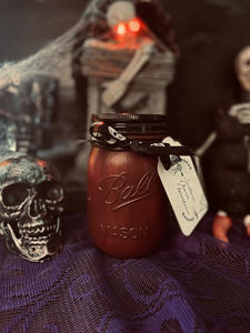 Spooky Pumpkin Candle