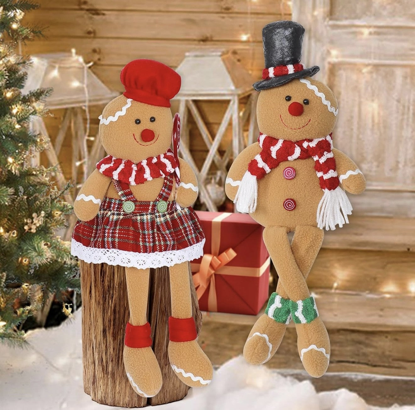 Christmas Gingerbread Duo