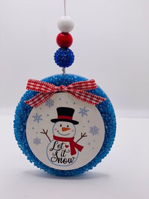 Let it Snow Car Freshie
