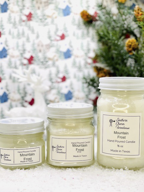 Mountain Frost (type) Candle