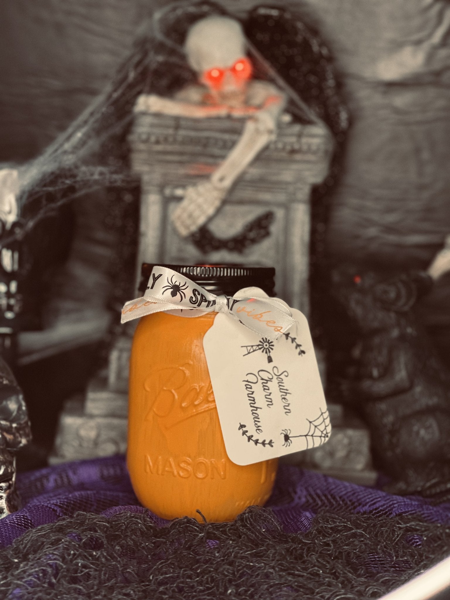 Black Magic Halloween Candle