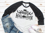 Load image into Gallery viewer, Happy Halloween 3/4 Sleeve Shirt
