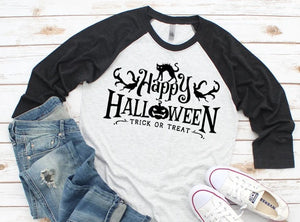 Happy Halloween 3/4 Sleeve Shirt