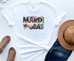 Load image into Gallery viewer, Mardi Gras with mask Shirt
