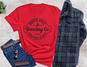 North Pole Brewing Co Christmas Spirit Shirt