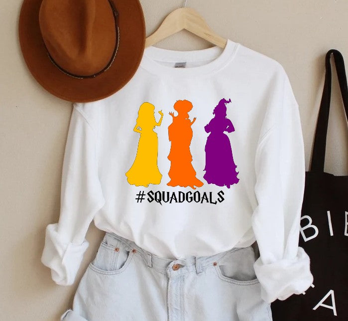 Hocus Pocus Squad Goals Halloween Shirt
