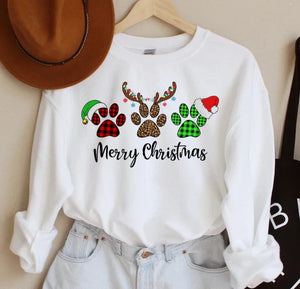 Merry Christmas Paws Shirt
